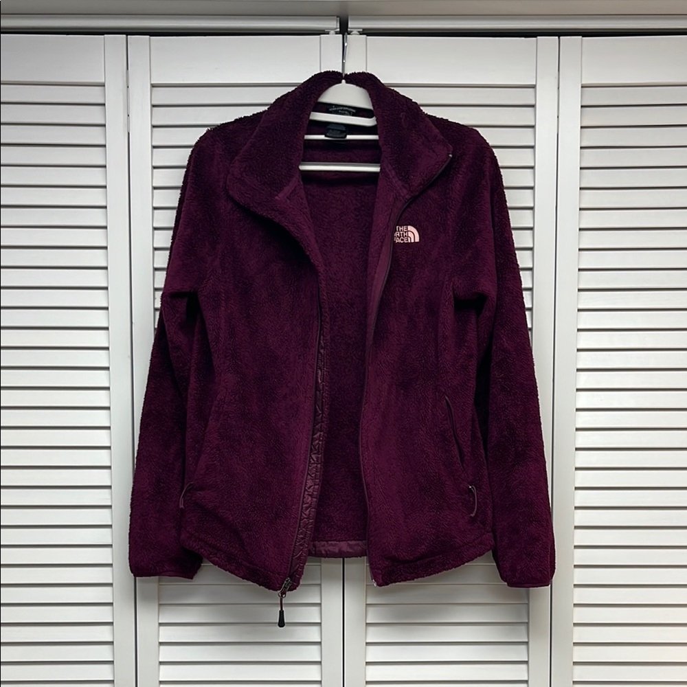 The North Face Women's Deep Plum Teddy Fleece Jacket